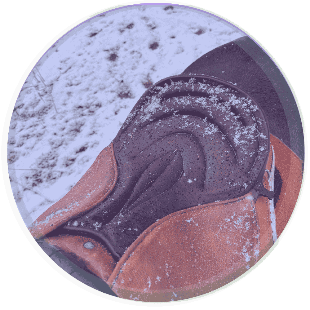 Wanderreitsattel Sitzfläche